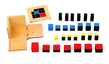 Naujas medinis žaislas Kūdikio Žaislas Montessori Algebrinių Kubo ikimokyklinio Ugdymo Ikimokyklinio Mokymo Matematikos Vaikams, Žaislai Nemokamas pristatymas