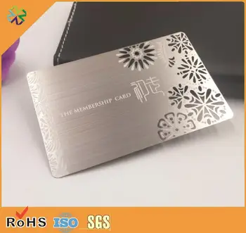 Naujas metalo vizitinę kortelę, juodos spalvos anoduoto nerūdijančio plieno metalo korteles,juoda vip metalo kortelės