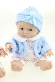 Naujas Mini Kūdikių Lėlės Realus Visą Vinilo Puikus Žaislas Kūdikiams Dovana Mergina Brinquedos para bebe-Geriausia Dovana