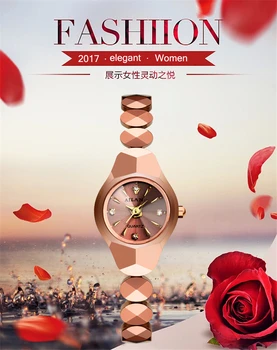 Naujas Prekės ženklas AILANG Mados Rose gold Moterų Laikrodžiai 50M atsparumas Vandeniui Ponios Kvarco Žiūrėti Moterims Laikrodžius relogio masculino 2017