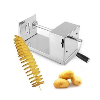 Naujas rankinis nerūdijančio plieno spiralė bulvių slicer bulvių bokštas virtuvės įrankį, vaisių, daržovių įrankis bulvių bokštas cutter ZF