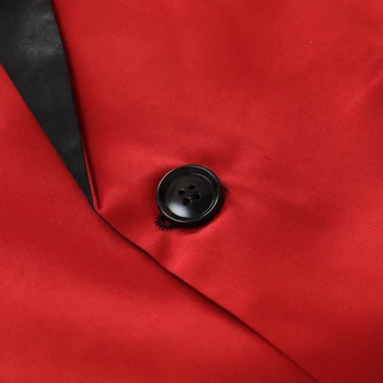 Naujas Raudonas Švarkas Vyrams 2017 Mados Vieną Mygtuką Kratinys Antkaklio Dizaino Mens Švarkas Atsitiktinis Šalis Vestuvių Kostiumas Striukė, Kostiumas Homme