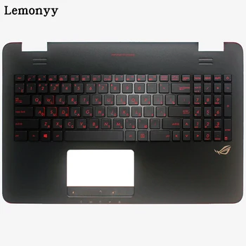 Naujas rusijos apšvietimu nešiojamojo kompiuterio klaviatūros Asus GL551 GL551J GL551JK GL551JM GL551JW GL551JX GL551V GL551VW Palmrest didžiąsias
