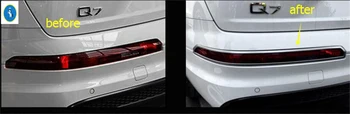 Naujas Stilius Audi Q7 S-line Sport 2016 2017 2018 ABS Galiniai Foglight Lempos Šviesos Apdailos Padengti Apdailos 2 Vnt / Komplektas