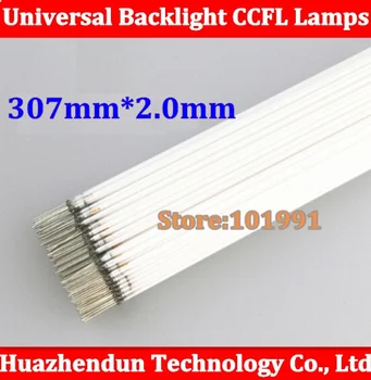 Naujas Super light 307MMX2.0mm CCFL backlight vamzdis 307 MM LCD CCFL lempos šviesą 100vnt/lot Nemokamas pristatymas