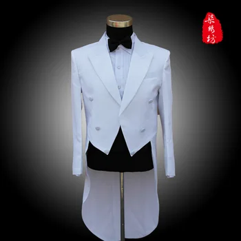 Naujas Terno Masculino Custom Mens Mados Balta Juoda Prom Vestuvių Kostiumai Vyrams Smokingas Prekės Plonas Kostiumas, Švarkas Masculino