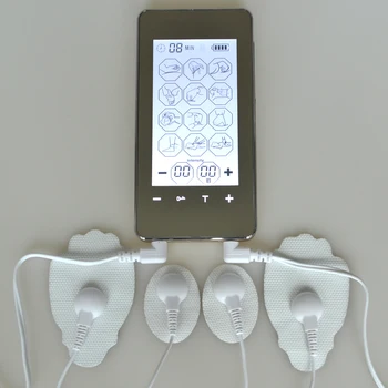 Naujas Touch Screen Smart Tens Vienetas Elektroninių Impulsų Massager Raumenų Stimuliatorius Su Eletrode Masažo Kamuolys Rankų Masažas