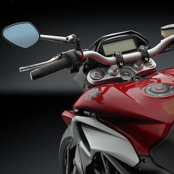 Naujas Universalus CNAluminum motociklas Paspirtukas galinio vaizdo Veidrodžiai Kawasaki ZX6R ZX7R ZX10R ZX14R NINJA650R Z800 Z1000 MT09 MT07