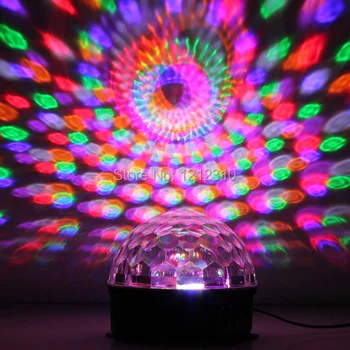 Naujausias Skaitmeninis LED RGB Kristalų Magija Kamuolys Šviesos Efektas DMX Disco DJ Scenos Apšvietimo Lempos Nemokamas pristatymas