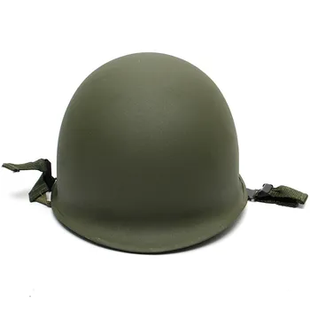 Nauji Karšto Pardavimo Aukštos Kokybės Universalus Nešiojamų Karinės Plieno M1 Šalmas Taktinis Apsaugos Armijos Įrangos Srityje Green Šalmas