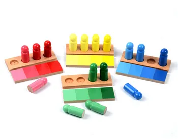 Nauji Mediniai Žaislai Šeimos Versiją Montessori Spalva Panašumas Rūšiavimo Užduotis Medienos Ankstyvojo Ikimokyklinio Amžiaus Vaikams Kūdikių Dovanos