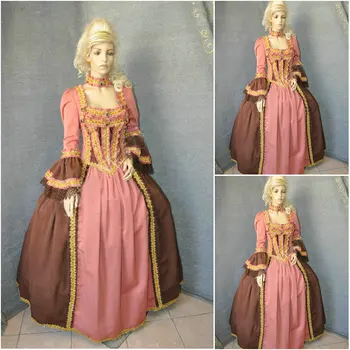 Nauji Rudi Vintage Kostiumai Viktorijos Suknelės 1860 m pilietinio Karo Pietų Gražuolė suknelė marija Antuanetė suknelės US4-36 C-669