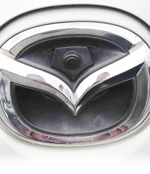 NAUJOJO Automobilio Priekinė vaizdo Kamera Logotipas Embeded Kamera Skirta Mazda Nemokamas Pristatymas CCD 480 TVL HD Spalvos Vandeniui platus Laipsnis