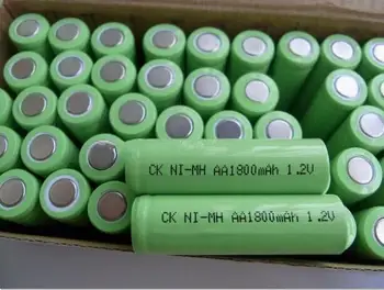 NAUJOS baterijos AA 1800mah AA1800mah 1.2 V Ni-MH baterija AA1800mAh1.2V 1.2 V NR. 5 baterijų 10vnt/daug