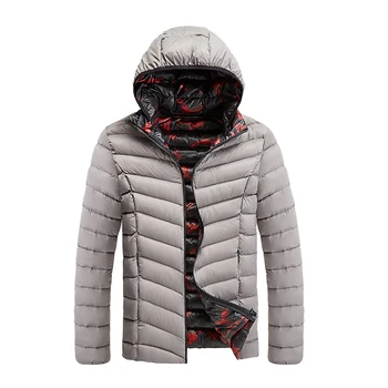 Naujos Vyriškos žieminės striukės 2017 m. Vyrai Moterys Klasikinis Gobtuvu Medvilnės žiemos paltai vyrų mados Storio Outwear Vėjo Hoodie Parkas Šiltas