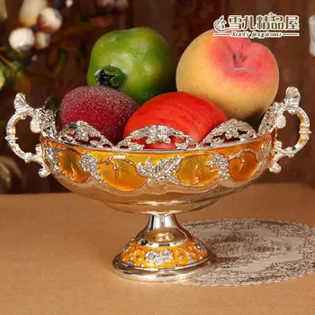 Naujosios nacionalinės po Europos drožyba vaisių patiekalas vaisių bowl dubenėlį žievelės prabanga KTV viešbučio bare namų puošyba