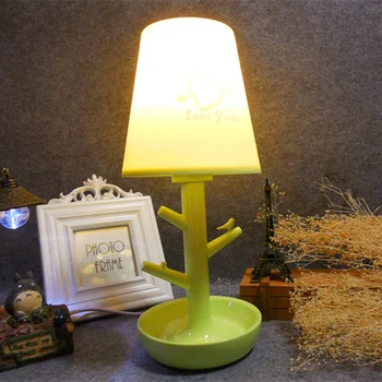Naujų medžių šakas dizaino stalinė lempa papuošalai stalčiuko stalo lempos naktį šviesos patalpų apšvietimas darbalaukio organizeroor apšvietimas