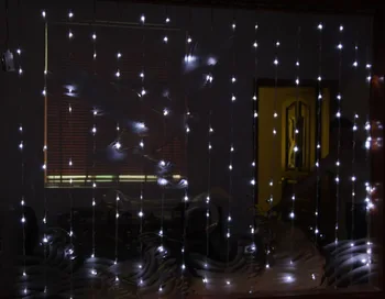 Naujųjų Metų 6x3M LED Skaitmeninis Waterfull String Cristmas Lights Apdailos LED Kalėdų Žiburiai, Lauko Luces De Navidad