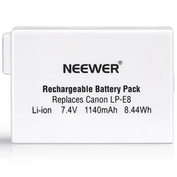 Neewer Replacement Battery Grip BG-E8 už Canon550D/600D/650D/700D Rebel T2i/T3i/T4i/T5i