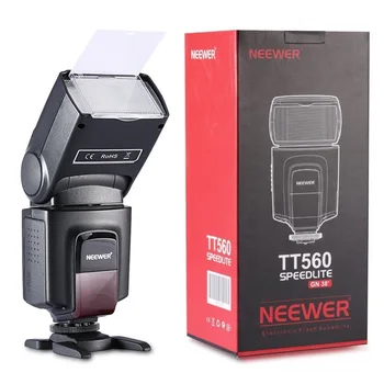 Neewer TT560 Flash Speedlite Canon 6D/60D/700D/Nikon D7100/D90/D7000/D5300/Visos Kameros Su Standartinėmis Karšto Bato+Softbox
