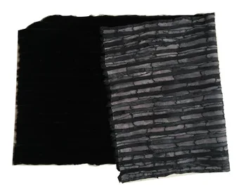 Nekilnojamojo audinės kailio pliaupti natūralus juodas originali juodos audinės nekilnojamojo kailių