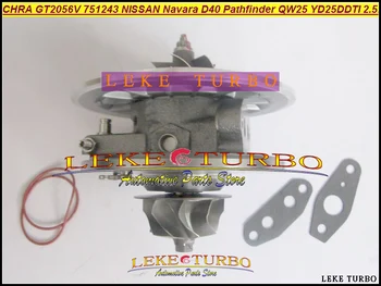 Nemokama Laivas Turbo cartridge CHRA GT2056V 751243-5002S 14411-EB300 Turbokompresorius Už 