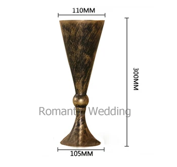 Nemokamai siunta 10VNT/daug trimitas stilius klasikinis gėlių vaza centerpeice Vestuvių papuošalai&įvykio produktai ir dekoracijos