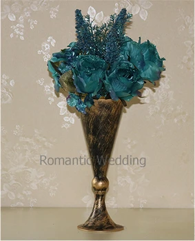 Nemokamai siunta 10VNT/daug trimitas stilius klasikinis gėlių vaza centerpeice Vestuvių papuošalai&įvykio produktai ir dekoracijos