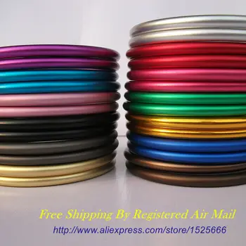 Nemokamas Pristatymas 10vnt/5pairs Didelio Dydžio 3inch Aliuminio Diržas Žiedai su daug spalvų jūsų pasirinkimas