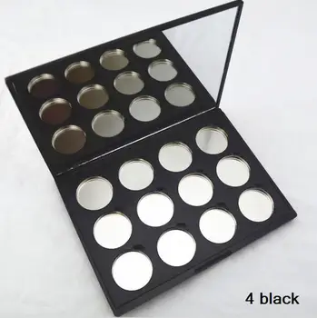 Nemokamas pristatymas 12 tinklelis akių šešėliai / lūpų slėgio plokštės tuščią langelį ( veidrodėlis , magnetas ir aliuminio plokštės)