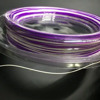 Nemokamas pristatymas(1reel/lot) Vaivorykštės spalvų Badmintono String Ritės 200M