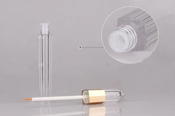 Nemokamas pristatymas 3 ml akrilo skaidri blakstienų augimo skystas, skystas akių kontūro tuščias butelis ( su plonu teptuku )