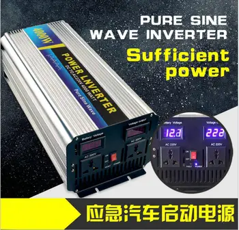 Nemokamas Pristatymas 4000w Peak power inverter 2000W pure sine wave keitiklio 48V DC Į 220V AC 50HZ Pure Sine Wave Power Inverter