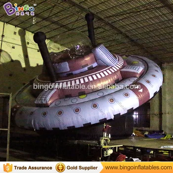 Nemokamas Pristatymas 7 Mts skersmens milžinas pripučiami UFO replika balionas modelis Svetimų temą ekranas-pripučiamas žaislas