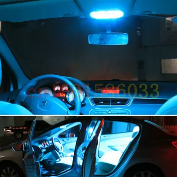 Nemokamas Pristatymas 8Pcs/Daug automobilių-optikos Xenon White Canbus Paketą Rinkinys LED Salono Apšvietimas 