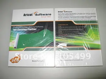 Nemokamas Pristatymas ARTCUT Programinės įrangos 2009 Vinyl Cutter Braižytuvai Pjovimo Braižytuvai Vinilo Pasirašyti Priėmimo Projektavimo programinė įranga