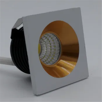Nemokamas Pristatymas didelės galios 5W mini cob led lubų led downlight embedded apšvietimas pritemdomi led paroda lempos ekrano apšvietimas