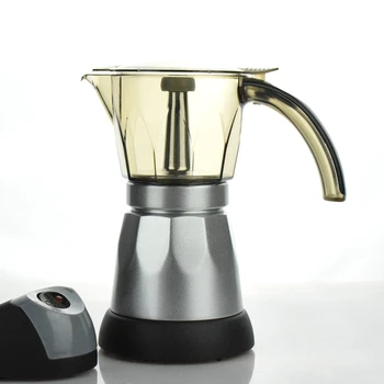 Nemokamas Pristatymas Elektros šildymo mocha aliuminio puodą kavos aparatas lounged elektros kavos puodą kavos 220V Europlug Espresso maker