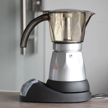 Nemokamas Pristatymas Elektros šildymo mocha aliuminio puodą kavos aparatas lounged elektros kavos puodą kavos 220V Europlug Espresso maker