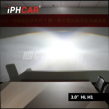 Nemokamas Pristatymas IPHCAR LHD/RHD 12V 35W Aikštėje Universal Super Angel Eyes Projektoriaus Objektyvas H1 Xenon Lemputė H4, H7, priekinis žibintas