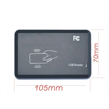 Nemokamas pristatymas ISO14443A USB prievado 13.56 Mhz RFID Skaitytojui Rašytojas Artumo Jutiklis + SDK + DEMO + 2 vnt 13.56 Mhz korteles