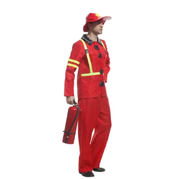 Nemokamas pristatymas karnavalas helovyno cosplay kostiumas Vyrams gaisrininkų Kostiumai Ugniagesių Cosplay kostiumai, Suaugusiųjų žaidimas uniformos