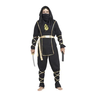Nemokamas pristatymas karšto pardavimo Helovinas kietas vyras ninja kostiumai, Hokkaido samurajaus kostiumą, Japonijos ninja kostiumas
