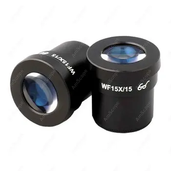 Nemokamas pristatymas !!!! Mikroskopo Okuliarą-AmScope Prekių Pora Super Widefield 15X Okuliarų (30mm)