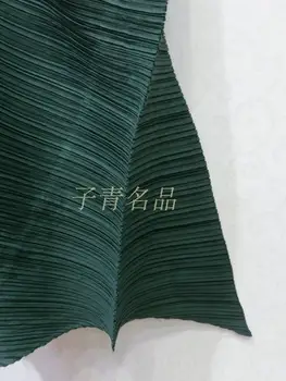 NEMOKAMAS PRISTATYMAS Miyake kartus super elastinga nereguliarus dizaino karpymas grynos spalvos sijonas SANDĖLYJE
