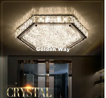 Nemokamas Pristatymas Modernios LED Kristalų Lubų Žiburiai Kambarį luminaria teto kristalų (lcd) Lubų Lempa Namų Puošybai Lempos