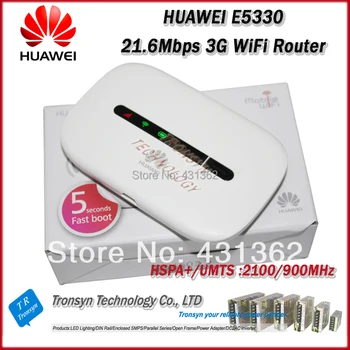 Nemokamas Pristatymas Naujos Originalios Atrakinti HSPA+ 21.6 Mbps HUAWEI E5330 Mini Nešiojamas 3G WiFi Kelvedžio Ir Mobiliojo ryšio WiFi Router