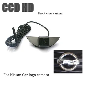 Nemokamas pristatymas Nissan universalus logotipą, automobilių stovėjimo aikštelė, CCD kamera HD Priekinė vaizdo Kamera naktinio matymo vandeniui 170 laipsnių
