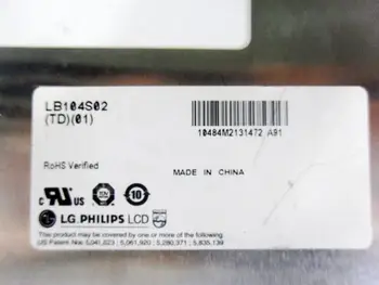Nemokamas pristatymas originalus LB104S02 (TD01) 10.4 colių i LCD ekranas pramonės ekranas