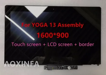 Nemokamas pristatymas Originalus Naujas LCD Asamblėjos Lenovo IdeaPad Yoga 13 LP133WD2(SL)(B1) LP133WD2 SLB1 Su Bezel,1600*900